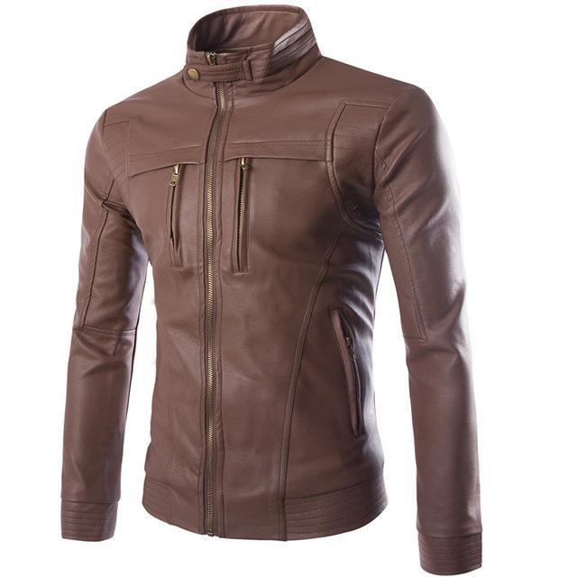 Striven Mens Leather Jacket