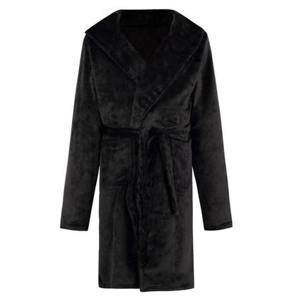 Mens & Ladies Nylon Hooded Bathrobe