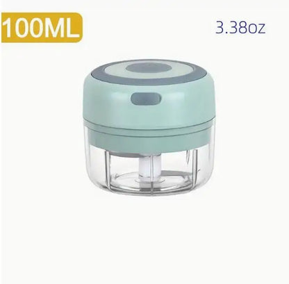 Electric Mini Garlic Chopper USB Meat Grinder Garlic Masher Machine Sturdy Durable Crushed Ginger Vegetable Crusher Kitchenware