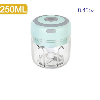 Electric Mini Garlic Chopper USB Meat Grinder Garlic Masher Machine Sturdy Durable Crushed Ginger Vegetable Crusher Kitchenware