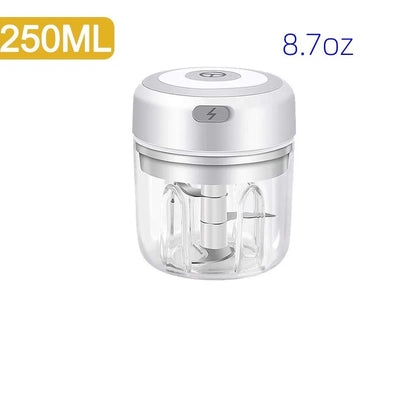 Electric Mini Garlic Chopper USB Meat Grinder Garlic Masher Machine Sturdy Durable Crushed Ginger Vegetable Crusher Kitchenware