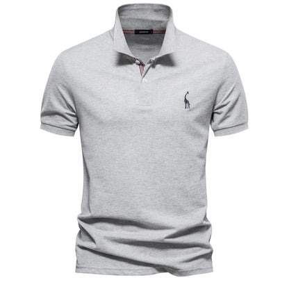 AIOPESON Brand Men's Polo Shirts Cotton Polo Shirts for Men Short Sleeve High Quantity Solid Polo Men New Summer Clothing